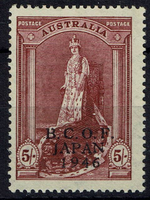 Image of Australia-B.C.O.F SG J7a UMM British Commonwealth Stamp